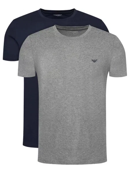 Emporio Armani Majica siva črna