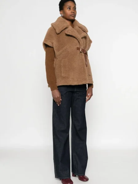 Μπουφάν Max Mara καφέ