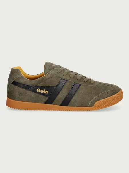 Gola Harrier Trainer sneakers pentru bărbați din piele verde