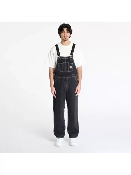 Salopetă Carhartt Wip cu strasuri negru
