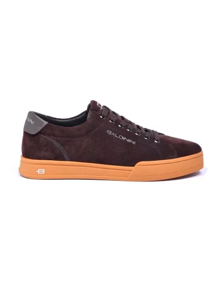 Sneakersy Baldinini zamszowe brązowe