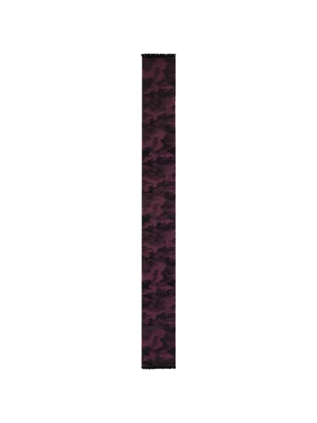 Fular Zegna cu imagine cu imprimeu abstract violet