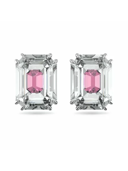 Kolczyki Swarovski różowe