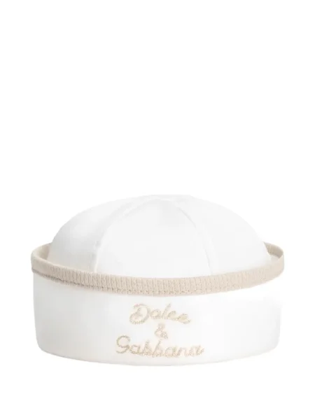 Czapka z daszkiem dziecięca Dolce And Gabbana biała