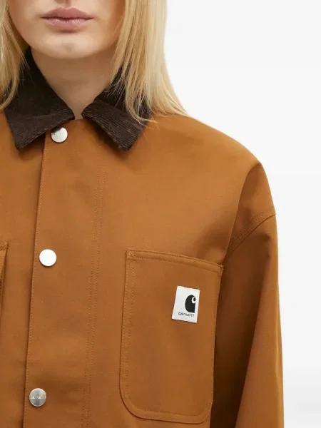 Geacă Carhartt Wip de catifea cord maro