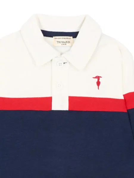 Koszulka polo dziecięca Trussardi biała