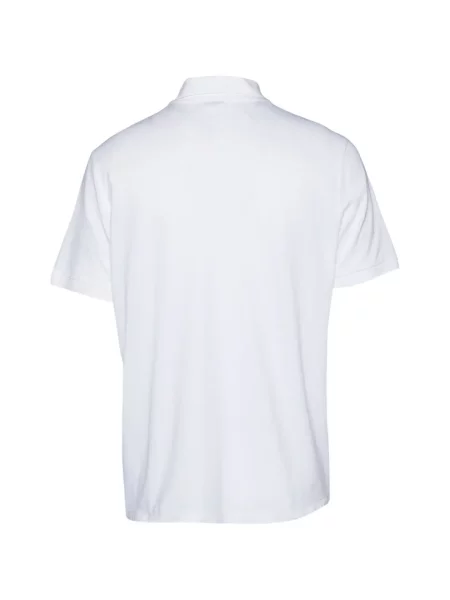 Tricou polo Boss cu autograf alb
