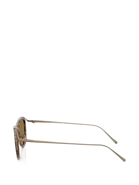 Ochelari de soare rotunzi Giorgio Armani maro