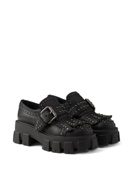 Pantofi loafer Prada din piele negru