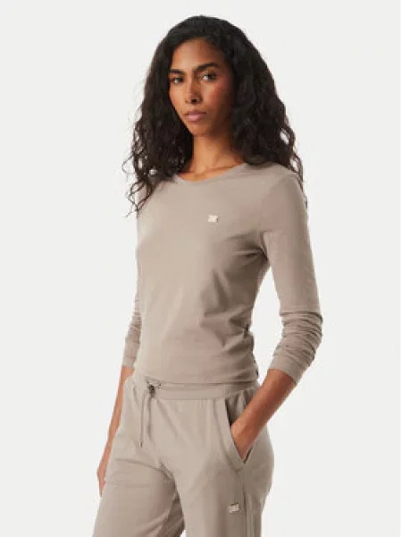 Emporio Armani Bluza Temno bež