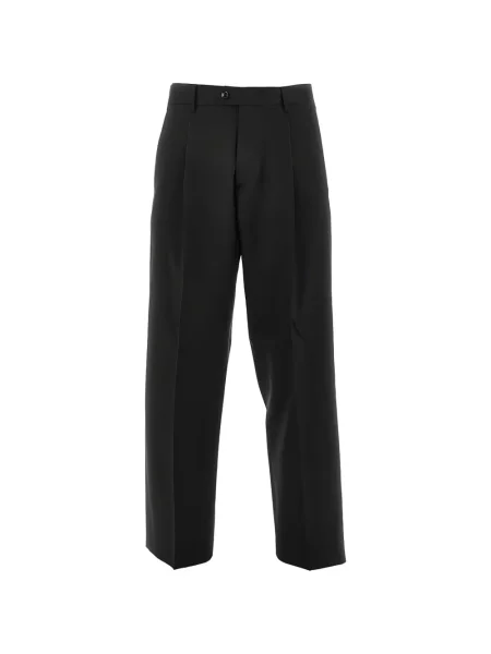 Pantaloni Breras Milano de lână negru