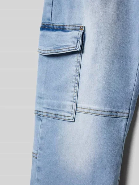 Jeansy o kroju regular fit z cargo Blue Effect