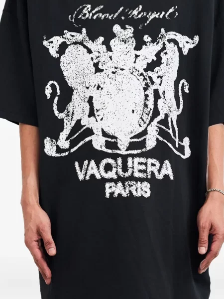 Tricou Vaquera scurt negru
