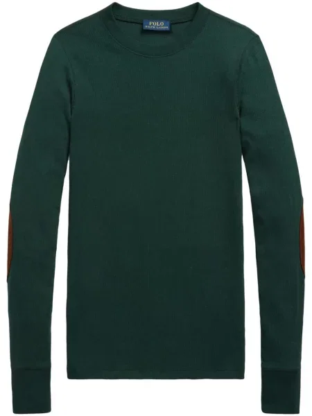 Dugo vuneni odgovarati kardigan Polo Ralph Lauren smeđa