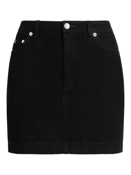 Fustă din denim Dolce & Gabbana negru