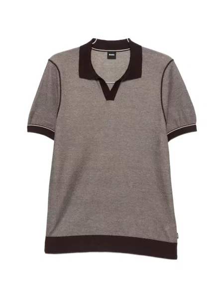 Tricou polo Boss maro