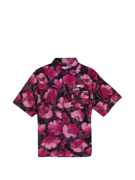 Cămașă 4sdesigns cu model floral cu imagine roz