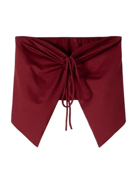 Bershka Top vinsko rdeča