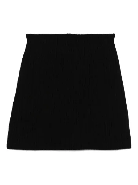 Fusta mini Jil Sander de lână negru