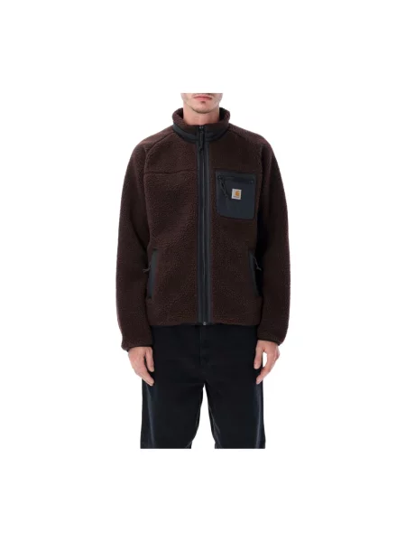 Kurtka Carhartt Wip polarowa brązowa