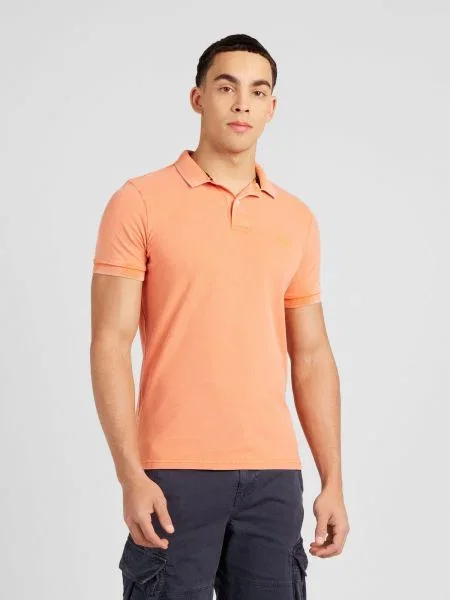 Tricou polo Superdry roz