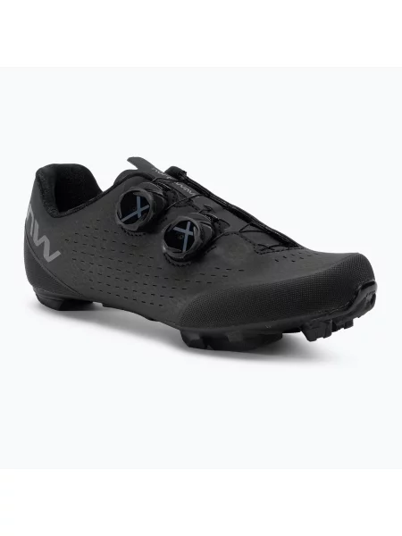 Férfi MTB kerékpáros cipő Northwave Rebel 3 black Rebel 3 fekete