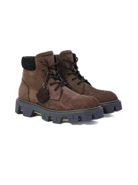 Botki Moncler brązowe