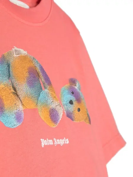 Koszulka dziecięca Palm Angels różowa