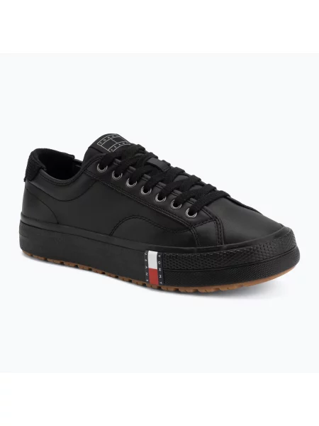 Мъжки обувки Tommy Hilfiger Archive Cleat Leather black черно