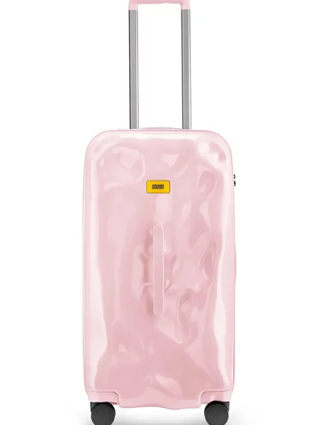 Crash Baggage walizka TRUNK różowy