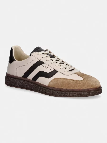 Gant Cuzmo sneakers pentru bărbați din piele bej