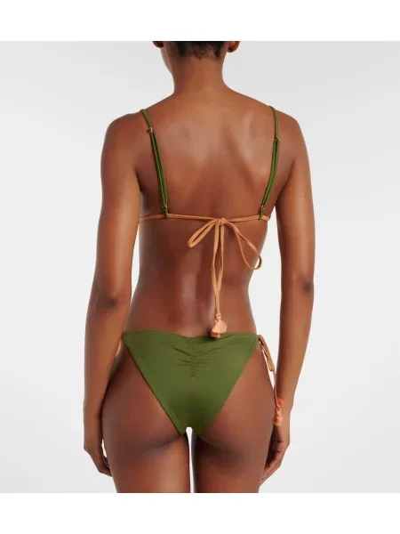 Top Johanna Ortiz cu broderie verde
