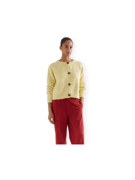Cardigan Compania Fantastica galben