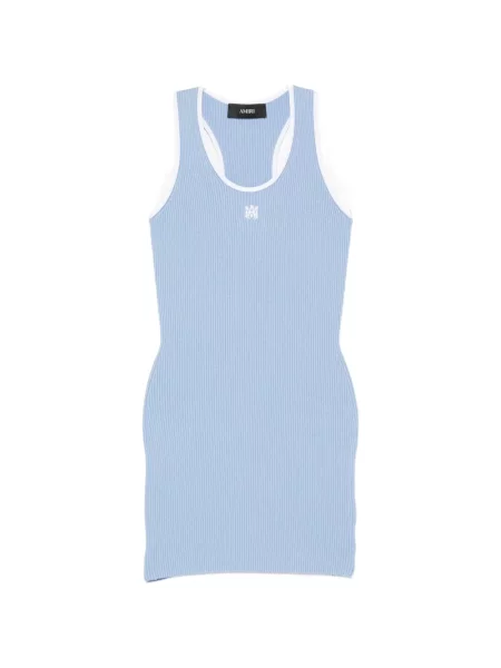 Rochie mini Amiri tricotate albastru