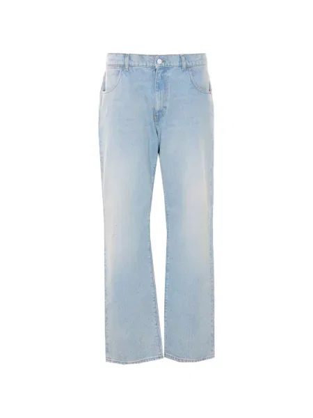 Traperice širokih nogavica Amish s autogramom plava