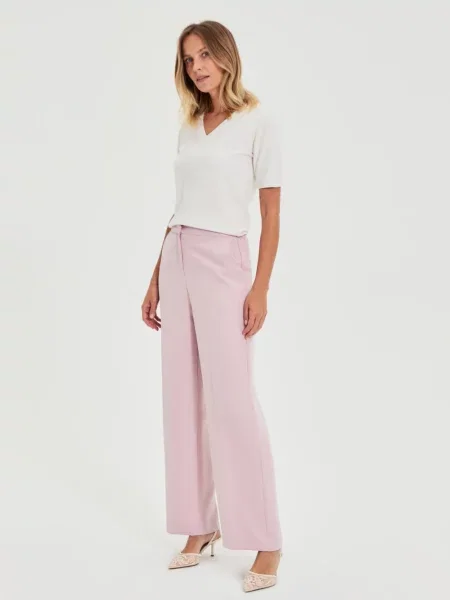 Pantaloni Marisse alb