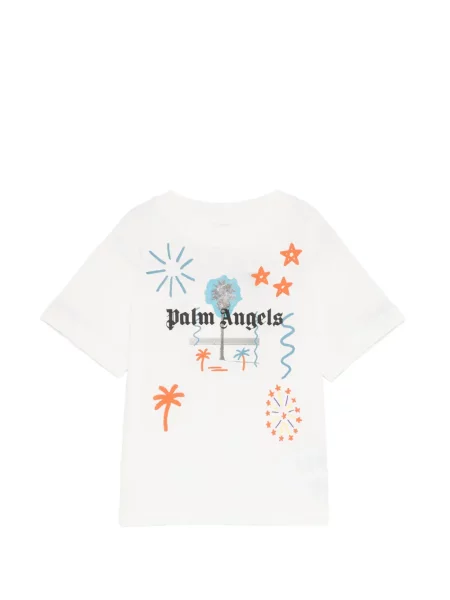 Koszulka dziecięca Palm Angels biała