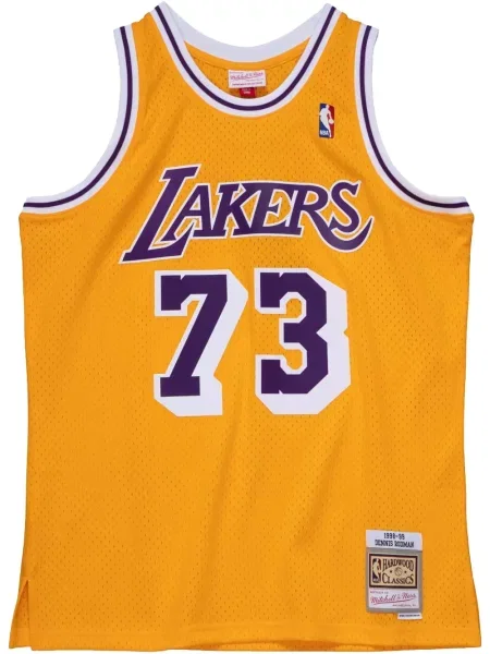 Košile Mitchell & Ness jersey žlutá