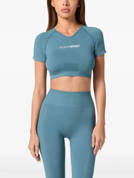 Cropp tricou Plein Sport albastru