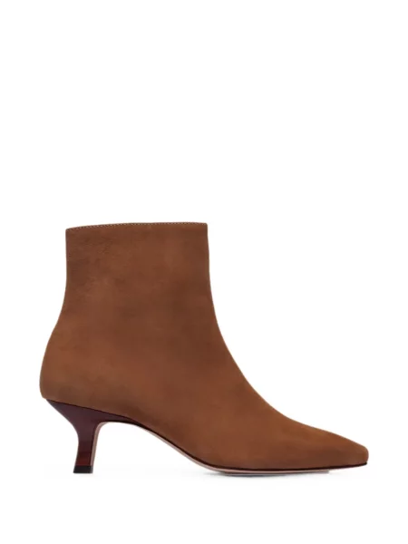 Cizme scurte Bernardo din piele de căprioară maro