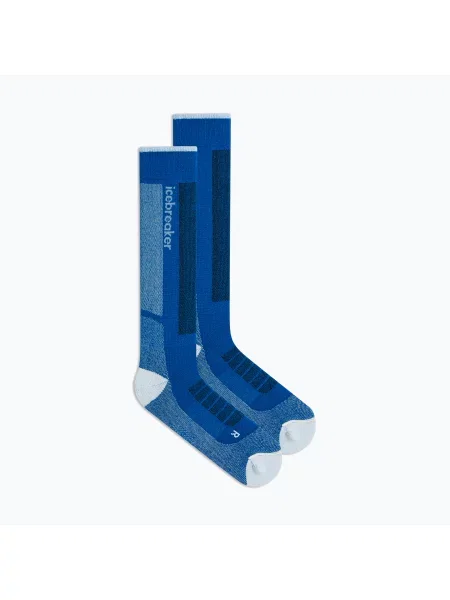 Șosete de schi pentru bărbați icebreaker Merino Ski+ Medium OTC lazuri/snow/midnavy