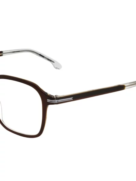 Ochelari de soare Boss cu imprimeu geometric maro