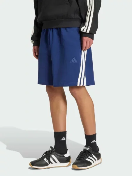 Повсякденні шорти adidas 3 Stripes комбінований верх синій
