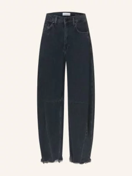 Rich & Royal Džíny Barrel denim black černé