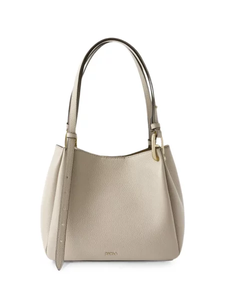 Geantă shopper Furla din piele cu imagine