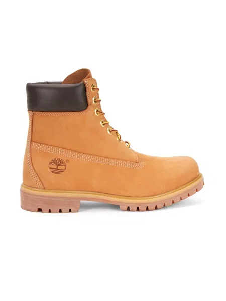 Botki Timberland wodoszczelne skórzane wiązane brązowe