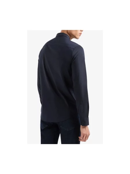 Cămașă Armani Exchange business albastru