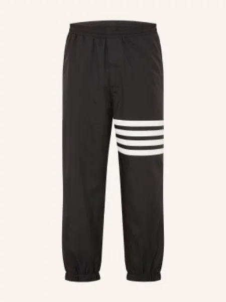 Thom Browne. Spodnie Dresowe schwarz białe