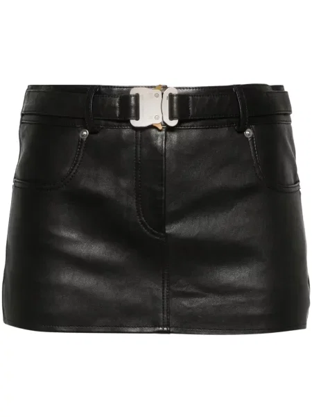 Mała mały spódnica skórzana 1017 Alyx 9sm czarna