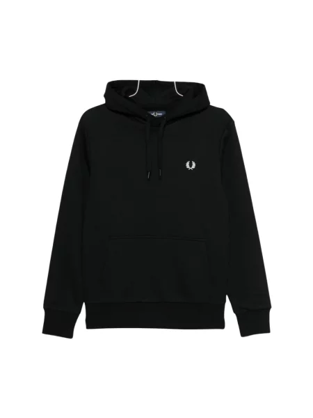 Bluza z kapturem Fred Perry z kapturem czarna